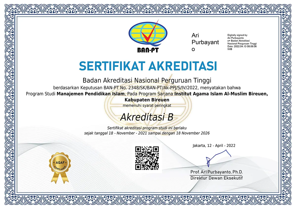 Akreditasi MPI B 2026
