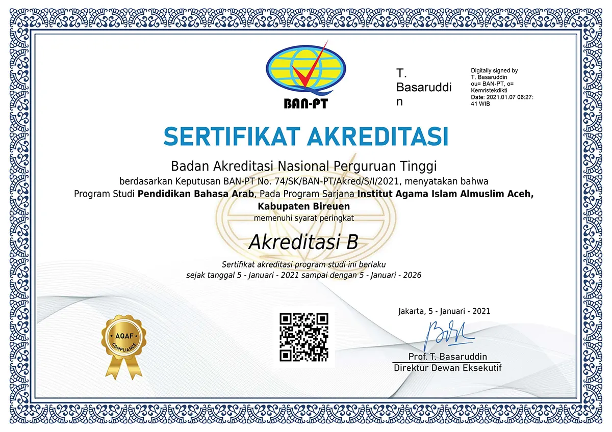 Akreditasi PBA B 2026